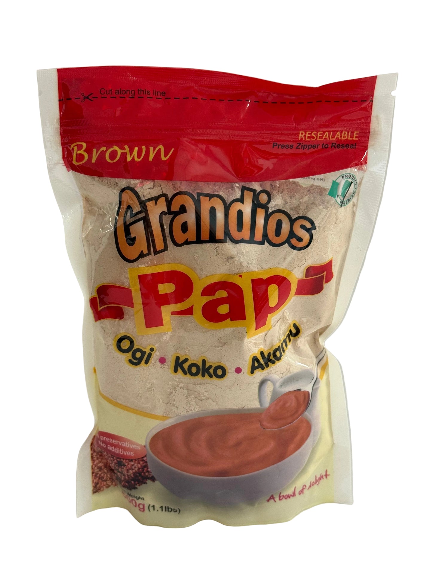 Grandios Pap Ogi Brown 500g