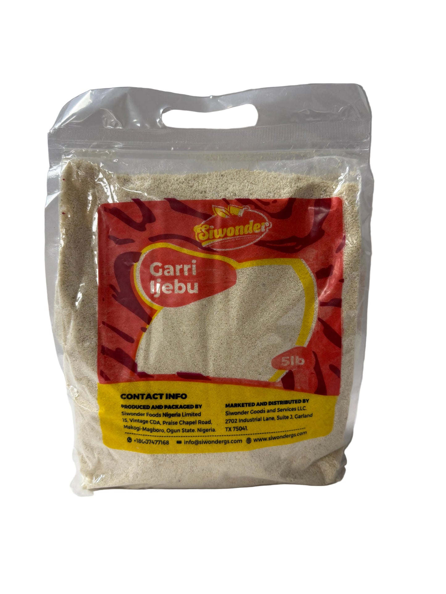 Siwonder African Ijebu Garri 5lbs