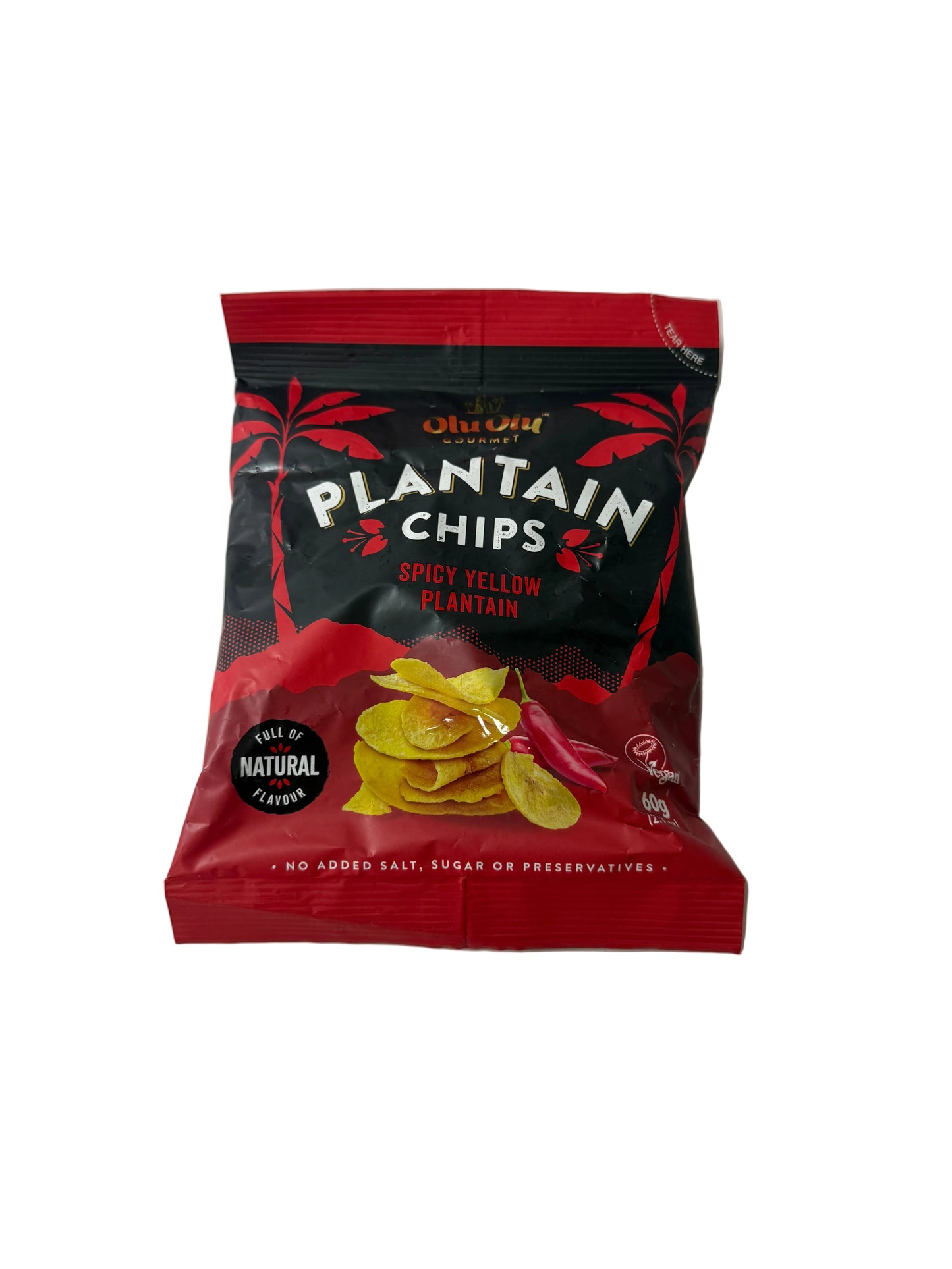 Ola Ola Plantain Chips (Spicy Yellow) 60g
