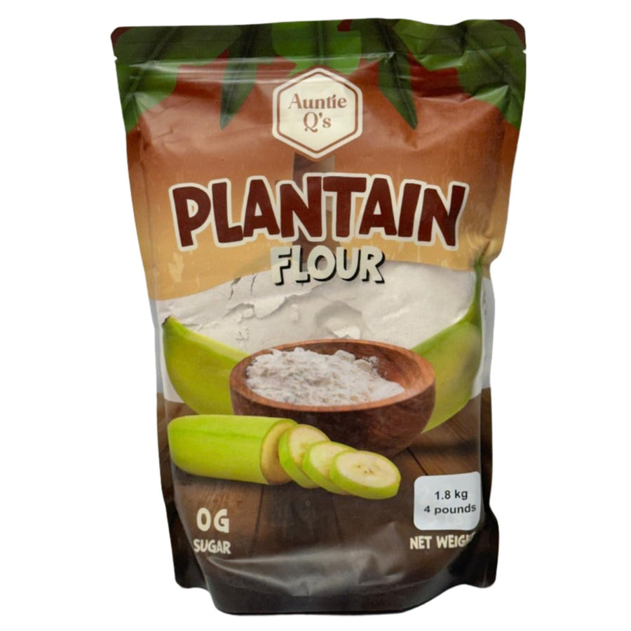 Auntie Q’s Plantain Flour 4lbs.