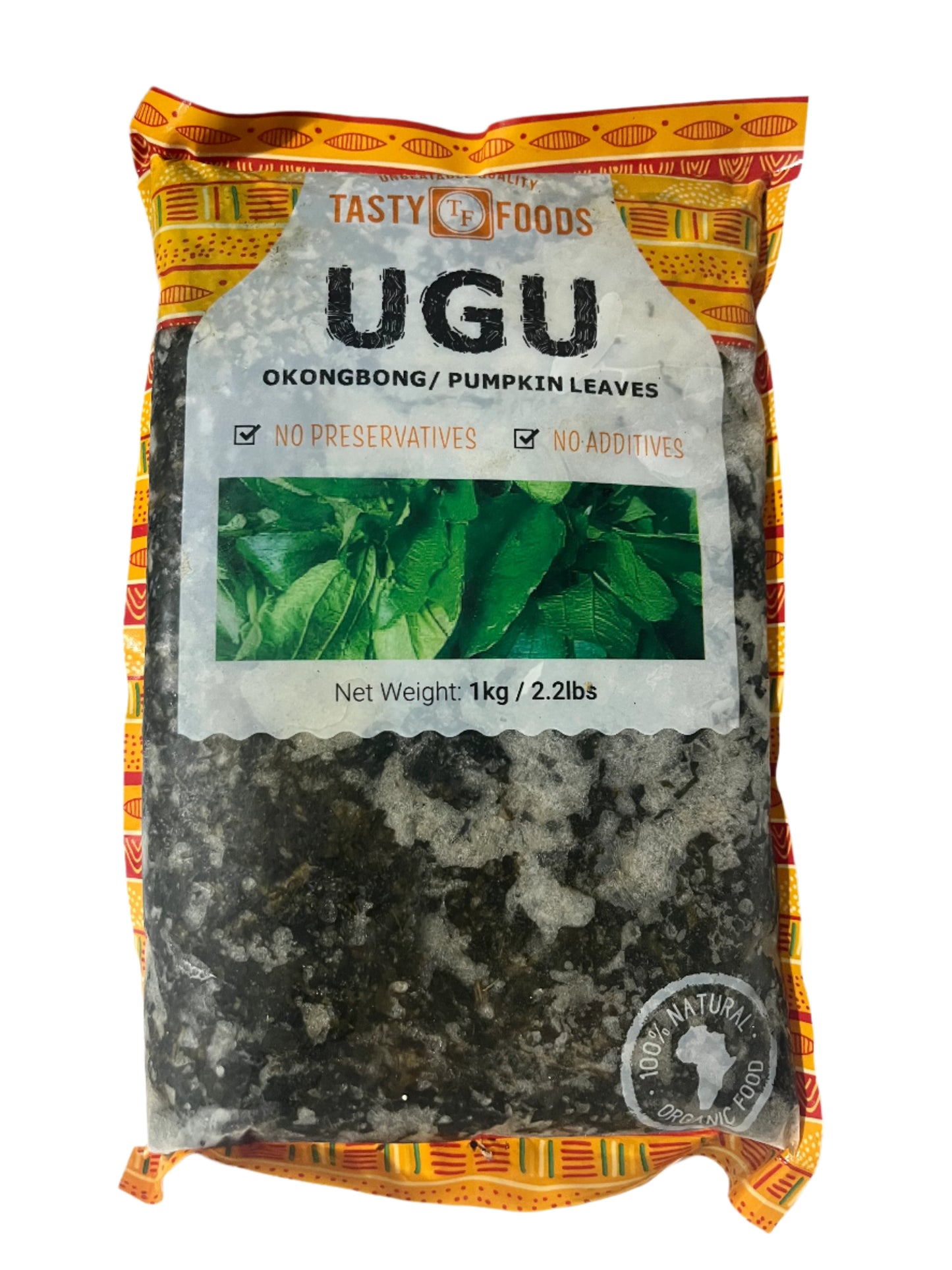 Frozen Ugu Leaves 2.2lbs