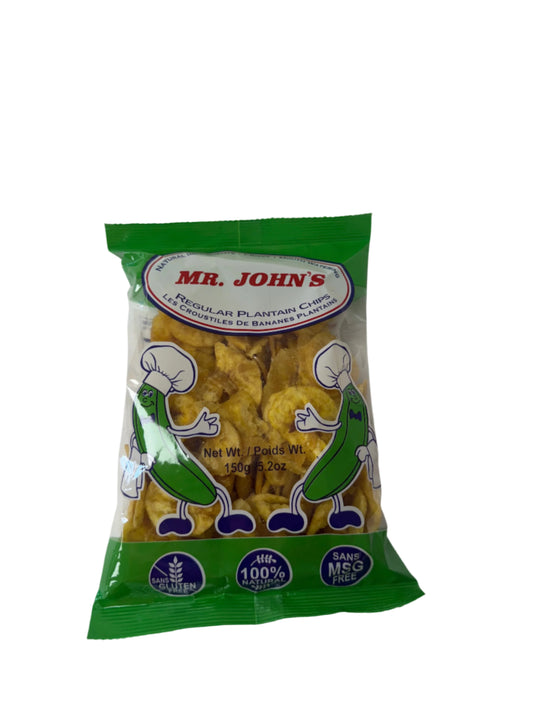 Mr. John's Regular Plantain Chips 150g