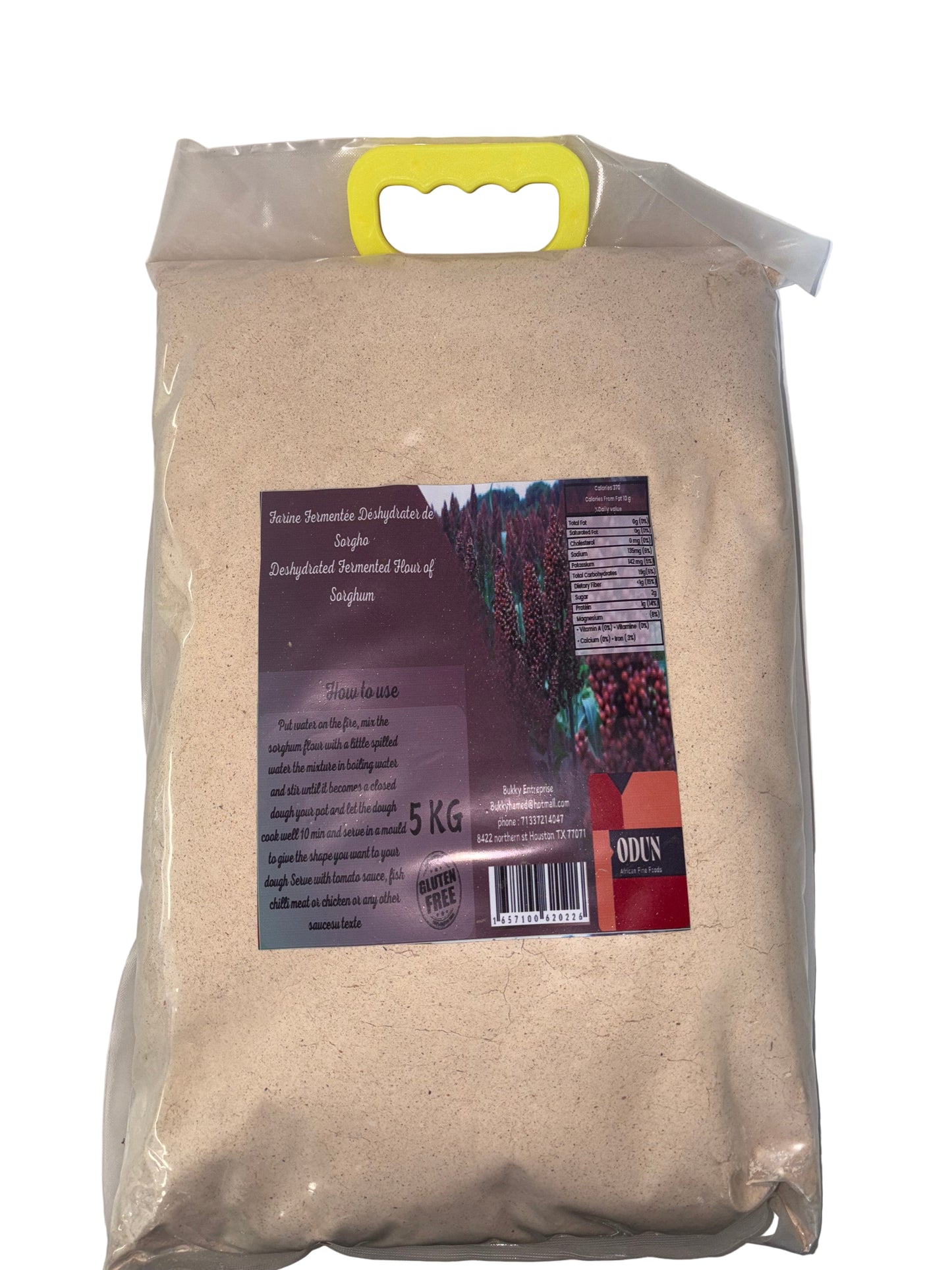 Dehydrated Fermented Flour of Sorghum 5 kg