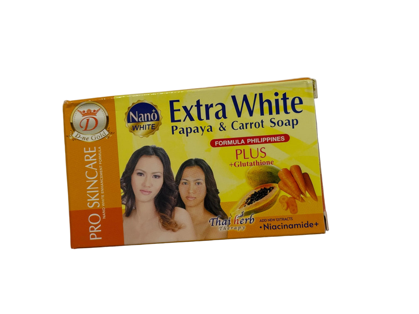 Nano Extra White Papaya & Carrot Soap