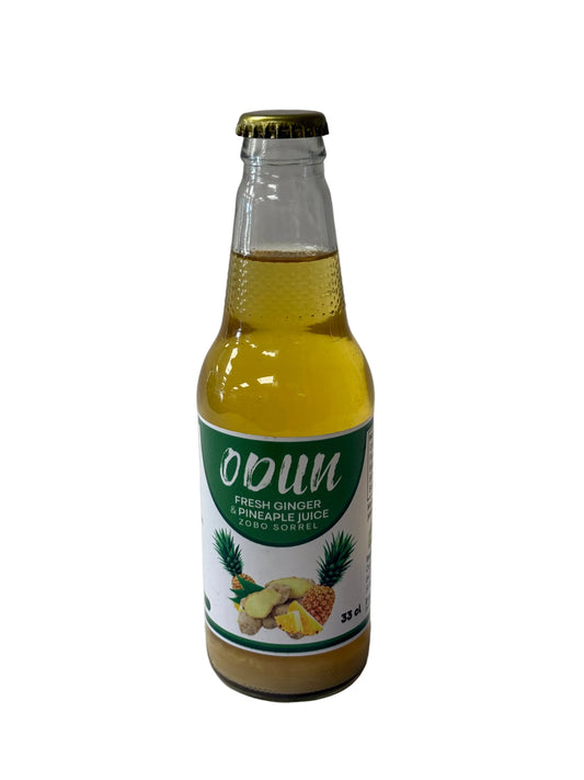 Odun Fresh Ginger & Pineapple Juice 33cl