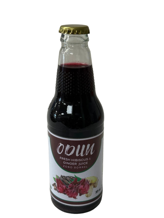 Odun Fresh Hibiscus Ginger Juice 33cl