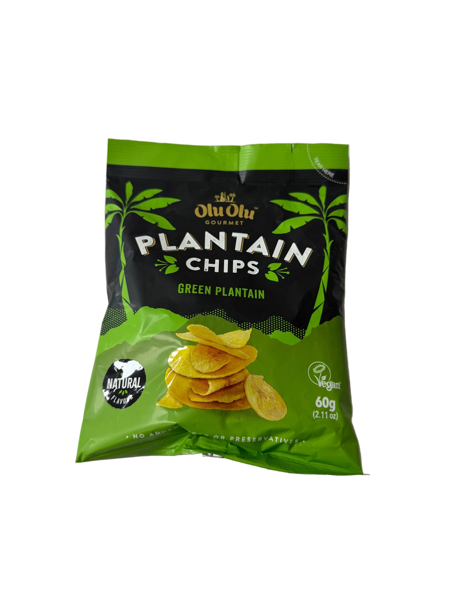 Ola Ola Plantain Chips (Green) 60g
