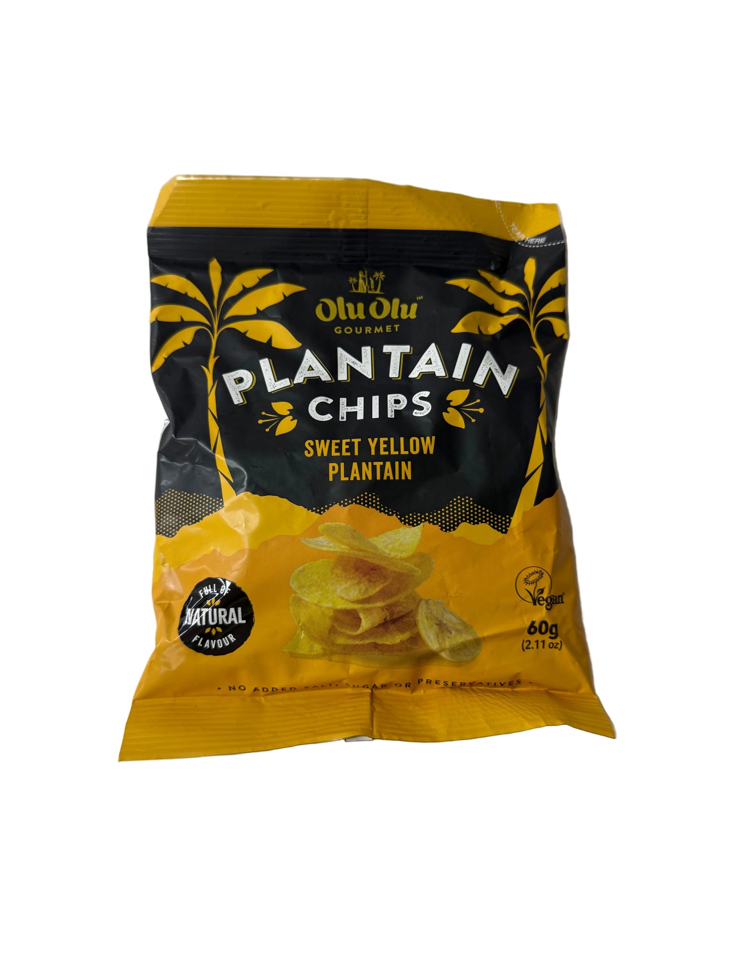 Ola Ola Plantain Chips (Sweet Yellow) 60g