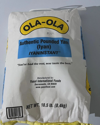 Ola Ola Pounded Yam Flour 18.5 lb