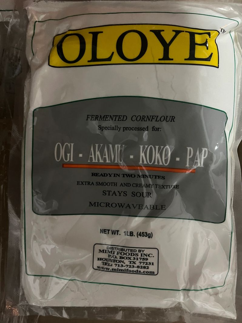 Oloye corn meal - Akamu/pap/koko/Ogi